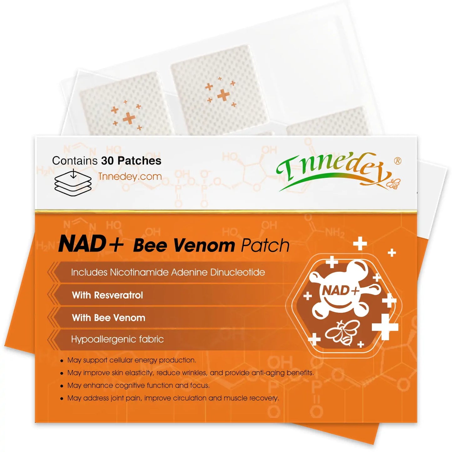 [Official Store]Tnnedey® NAD+ Bee Venom Patch – Ultimate Skin Rejuvenation & Energy Boost（Last Day Discount：75%）