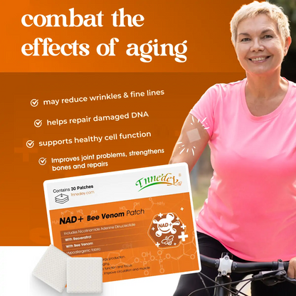 [Official Store]Tnnedey® NAD+ Bee Venom Patch – Ultimate Skin Rejuvenation & Energy Boost（Last Day Discount：75%）