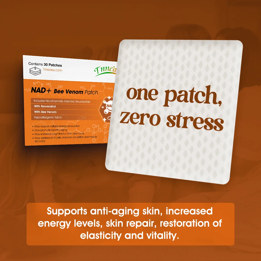 [Official Store]Tnnedey® NAD+ Bee Venom Patch – Ultimate Skin Rejuvenation & Energy Boost（Last Day Discount：75%）