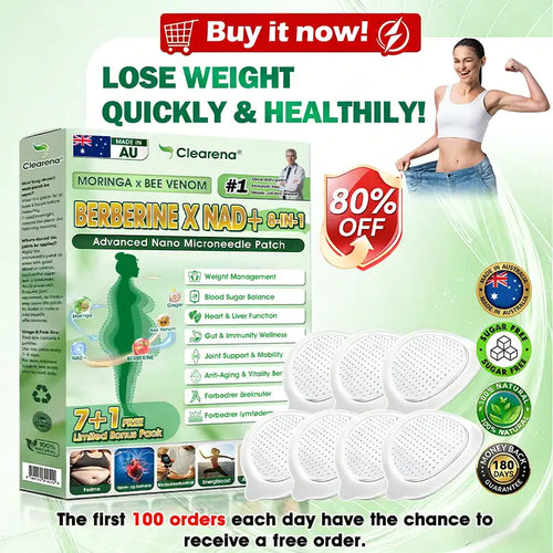 𝐎𝐟𝐟𝐢𝐜𝐢𝐚𝐥 🇦🇺AU 𝐒𝐭𝐨𝐫𝐞 | ✨🧑‍⚕️𝐂𝐥𝐞𝐚𝐫𝐞𝐧𝐚® 𝐌𝐨𝐫𝐢𝐧𝐠𝐚 · 𝐁𝐞𝐞 𝐯𝐞𝐧𝐨𝐦 · 𝐁𝐞𝐫𝐛𝐞𝐫𝐢𝐧𝐞 × 𝐍𝐀𝐃+ 𝟖-𝐢𝐧-𝟏 𝐀𝐝𝐯𝐚𝐧𝐜𝐞𝐝 𝐍𝐚𝐧𝐨 𝐌𝐢𝐜𝐫𝐨𝐧𝐞𝐞𝐝𝐥𝐞 𝐏𝐚𝐭𝐜𝐡 — 𝐎𝐧𝐜𝐞 𝐃𝐚𝐢𝐥𝐲, 𝐕𝐢𝐬𝐢𝐛𝐥𝐞 𝐑𝐞𝐬𝐮𝐥𝐭𝐬 𝐢𝐧 𝟕 𝐃𝐚𝐲𝐬 (obesity, ｌｏｏｓｅｓｋｉｎ,diabetes, sleep apnea, joint issues, and more For)