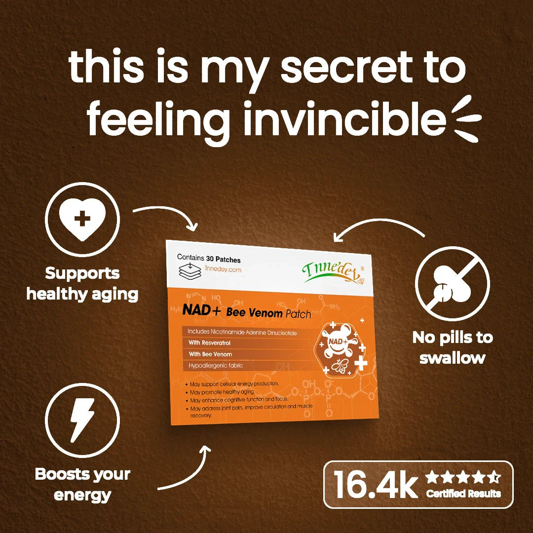 [Official Store]Tnnedey® NAD+ Bee Venom Patch – Ultimate Skin Rejuvenation & Energy Boost（Last Day Discount：75%）