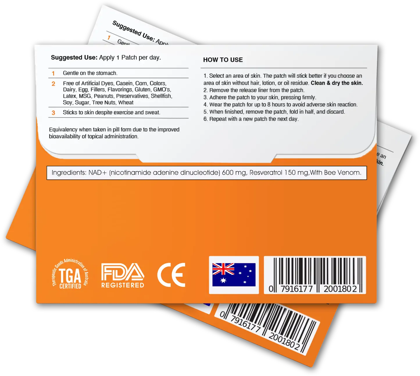 [Official Store]Tnnedey® NAD+ Bee Venom Patch – Ultimate Skin Rejuvenation & Energy Boost（Last Day Discount：75%）