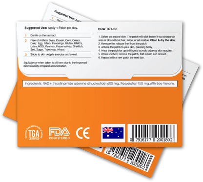 [Official Store]Tnnedey® NAD+ Bee Venom Patch – Ultimate Skin Rejuvenation & Energy Boost（Last Day Discount：75%）